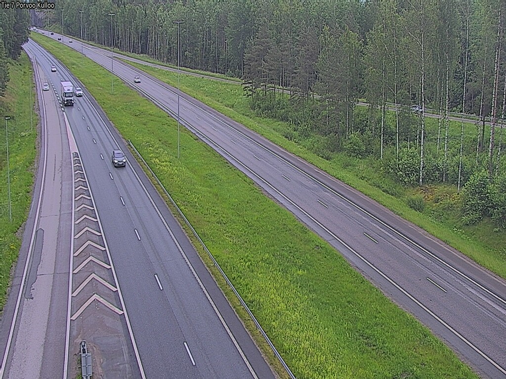 Weather Camera Image Road 7 Porvoo Kulloo, Porvoo, Uusimaa