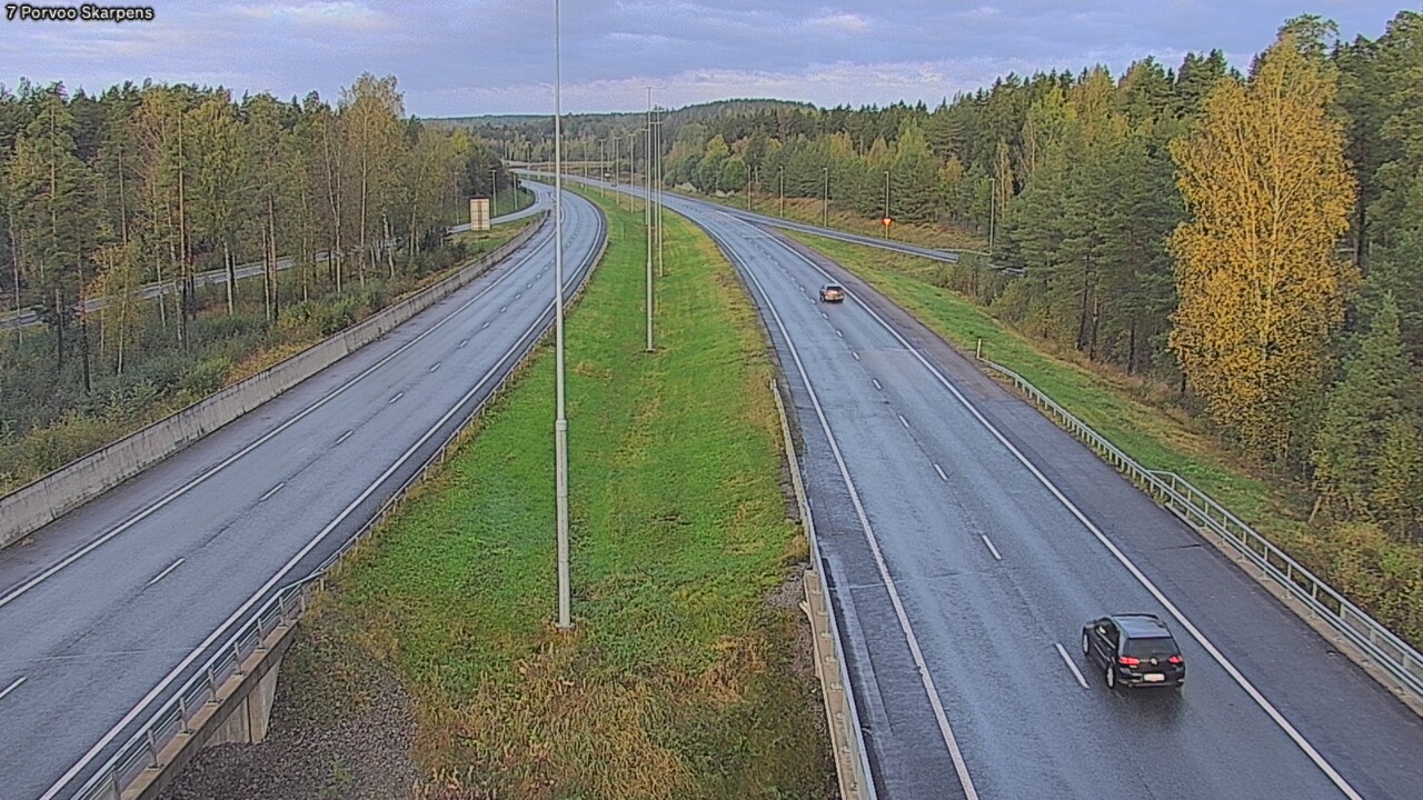 Weather Camera Image Road 7 Porvoo Skarpens, Porvoo, Uusimaa