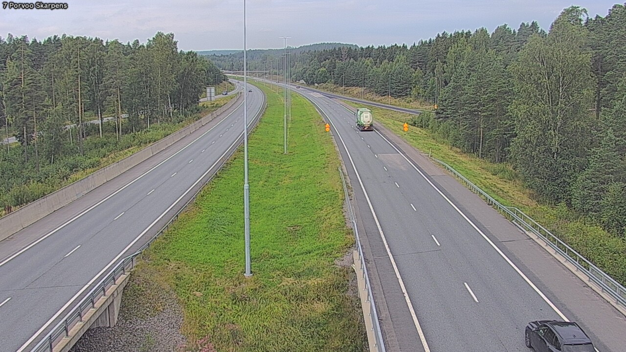 Weather Camera Image Väg 7 Borgå Skarpens, Porvoo, Uusimaa