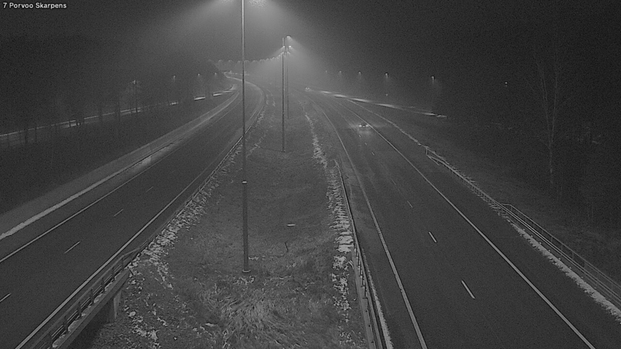 Weather Camera Image Väg 7 Borgå Skarpens, Porvoo, Uusimaa