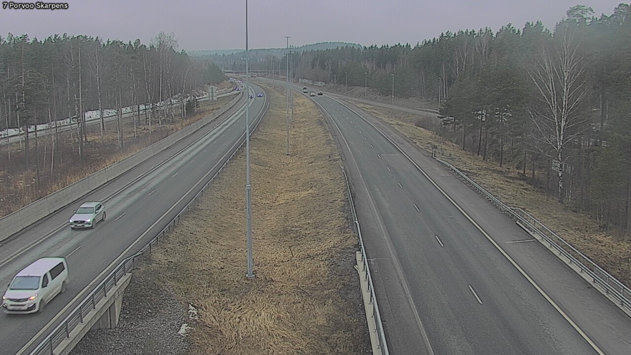 Weather Camera Image Road 7 Porvoo Skarpens, Porvoo, Uusimaa