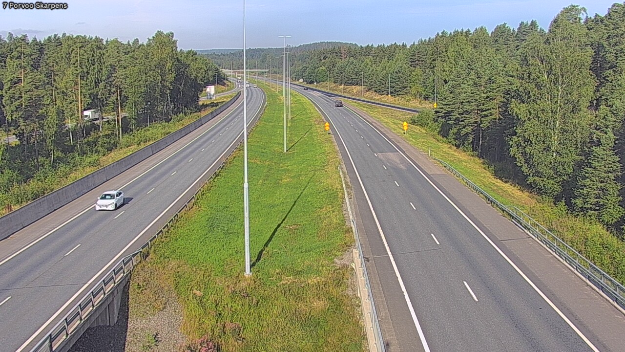 Weather Camera Image Väg 7 Borgå Skarpens, Porvoo, Uusimaa