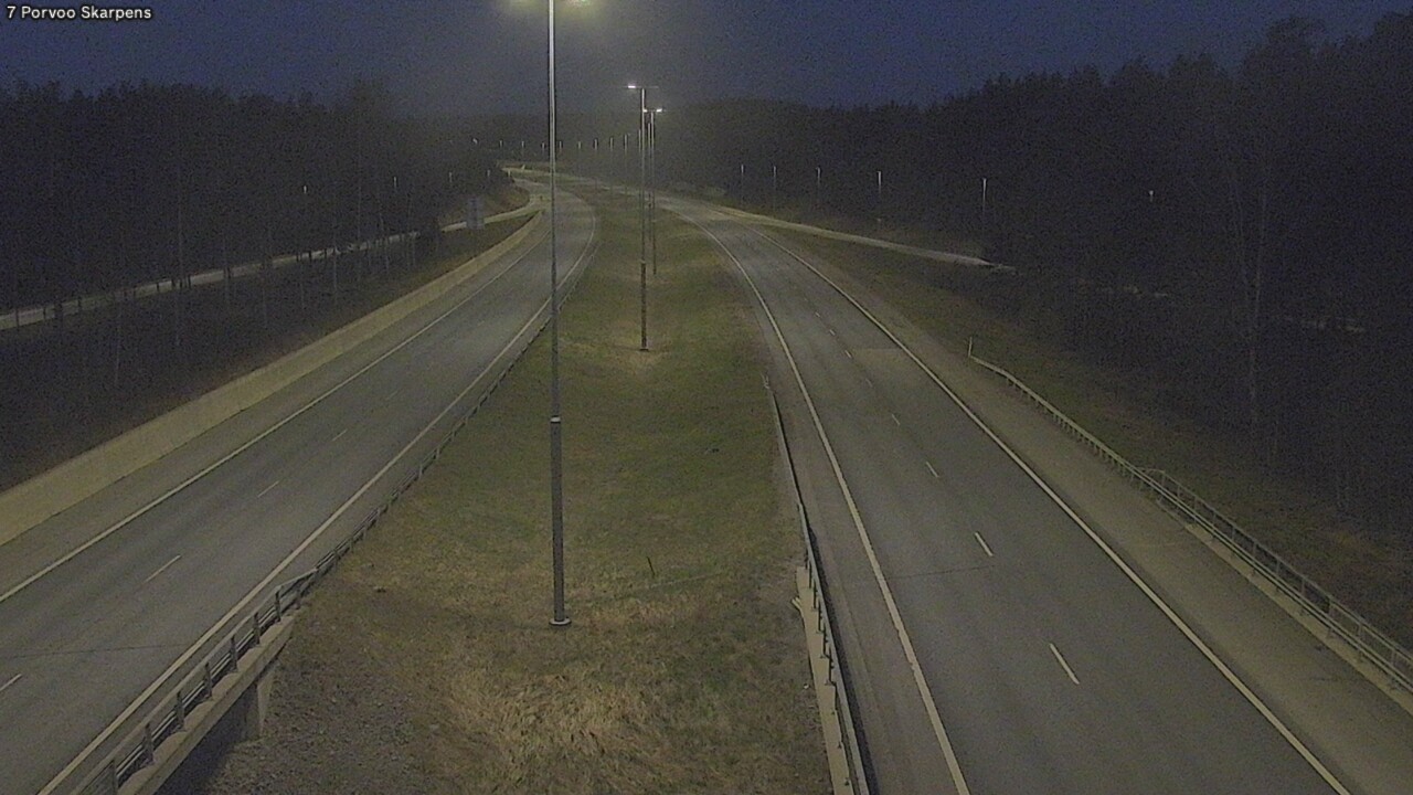 Weather Camera Image Road 7 Porvoo Skarpens, Porvoo, Uusimaa