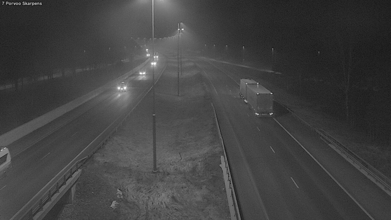 Weather Camera Image Road 7 Porvoo Skarpens, Porvoo, Uusimaa