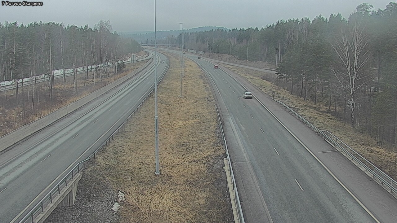 Weather Camera Image Road 7 Porvoo Skarpens, Porvoo, Uusimaa