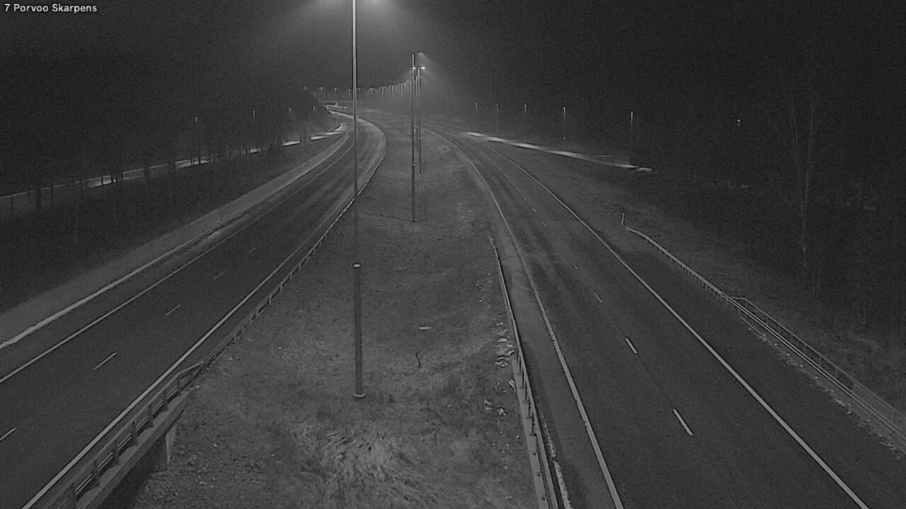 Weather Camera Image Väg 7 Borgå Skarpens, Porvoo, Uusimaa