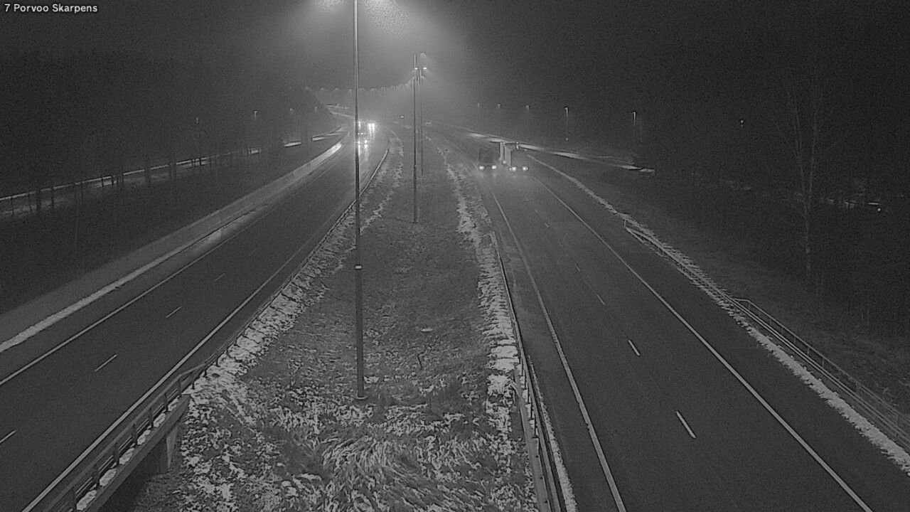 Weather Camera Image Väg 7 Borgå Skarpens, Porvoo, Uusimaa