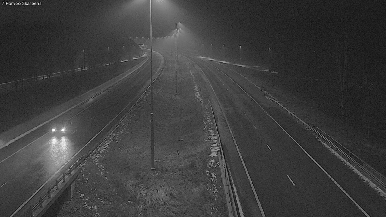 Weather Camera Image Väg 7 Borgå Skarpens, Porvoo, Uusimaa