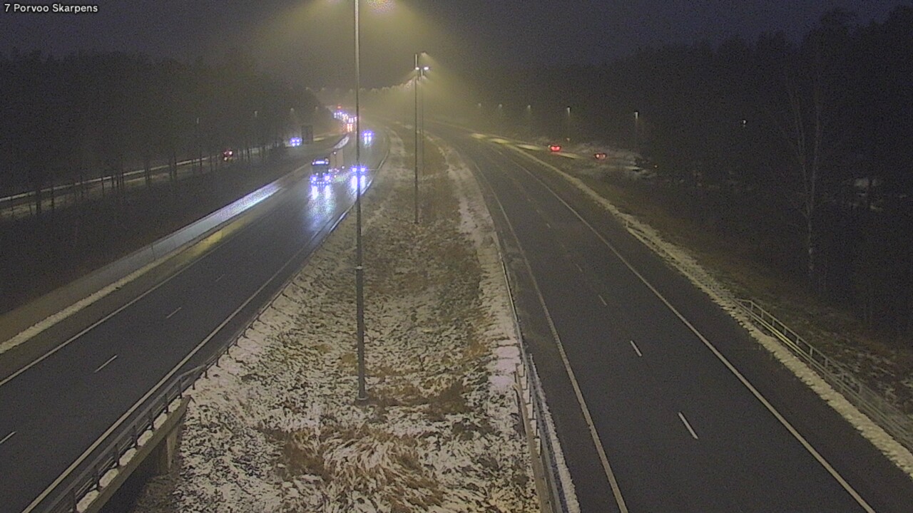 Weather Camera Image Väg 7 Borgå Skarpens, Porvoo, Uusimaa