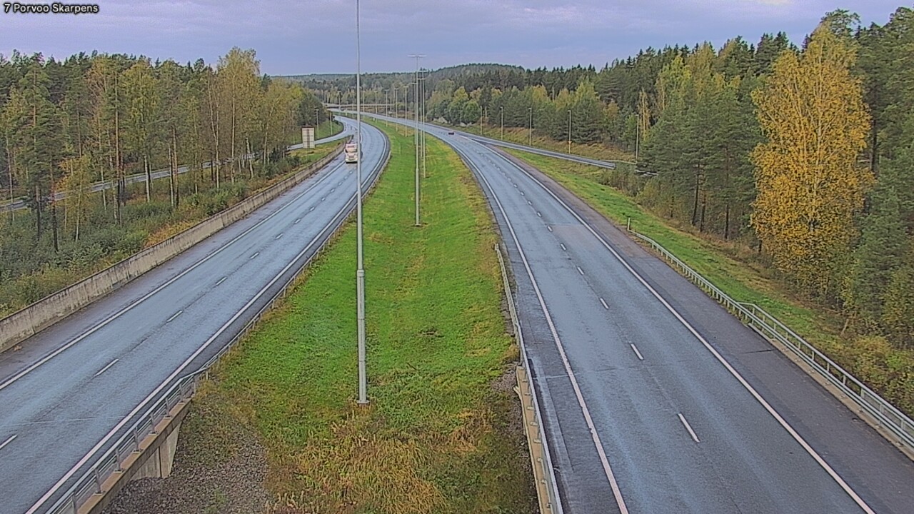 Weather Camera Image Road 7 Porvoo Skarpens, Porvoo, Uusimaa