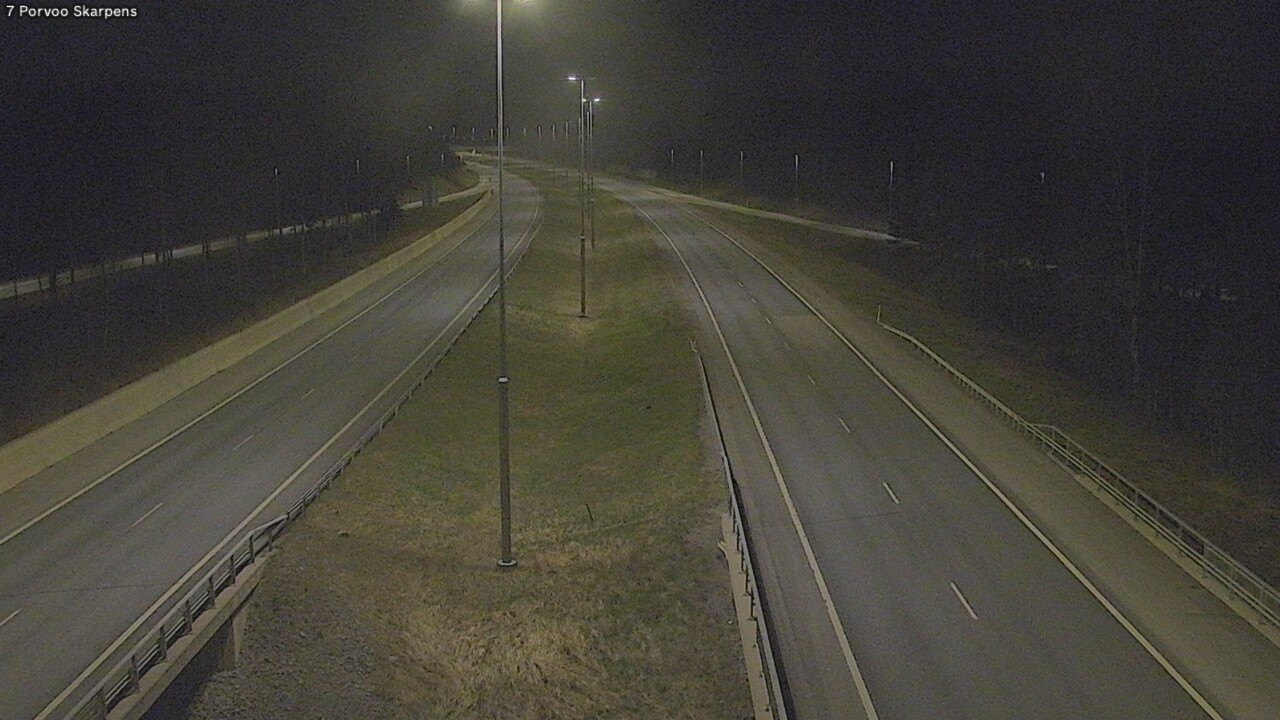 Weather Camera Image Road 7 Porvoo Skarpens, Porvoo, Uusimaa