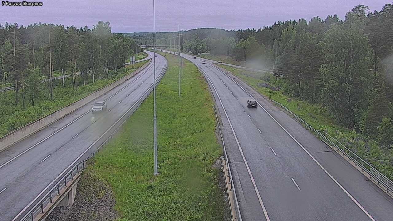 Weather Camera Image Road 7 Porvoo Skarpens, Porvoo, Uusimaa
