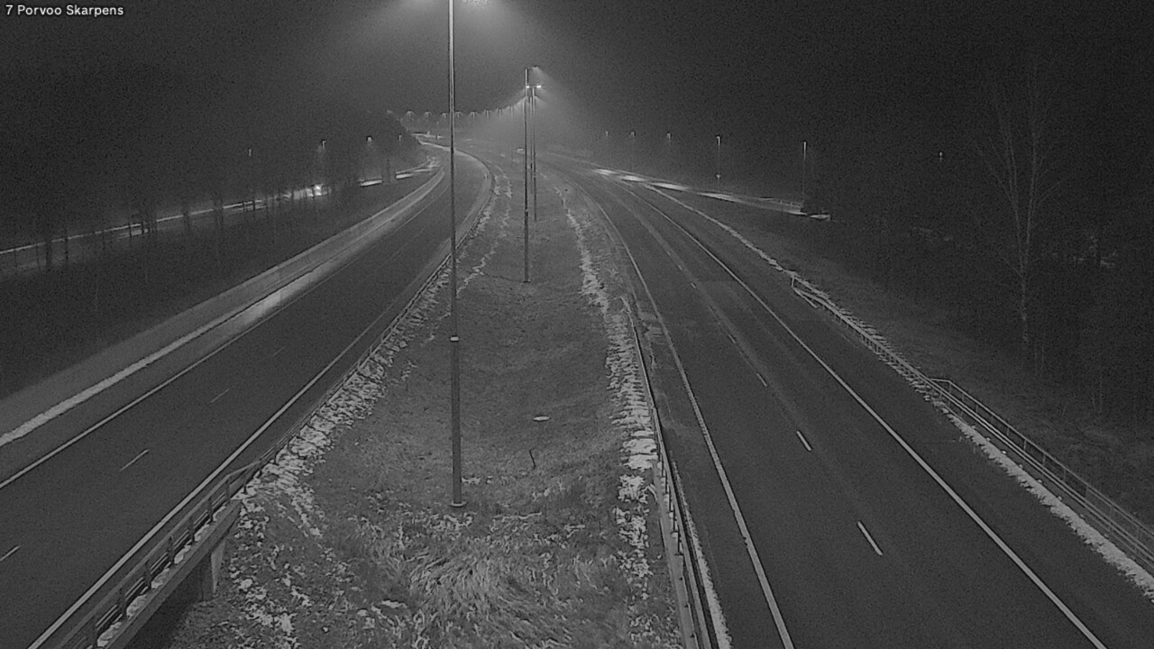 Weather Camera Image Väg 7 Borgå Skarpens, Porvoo, Uusimaa