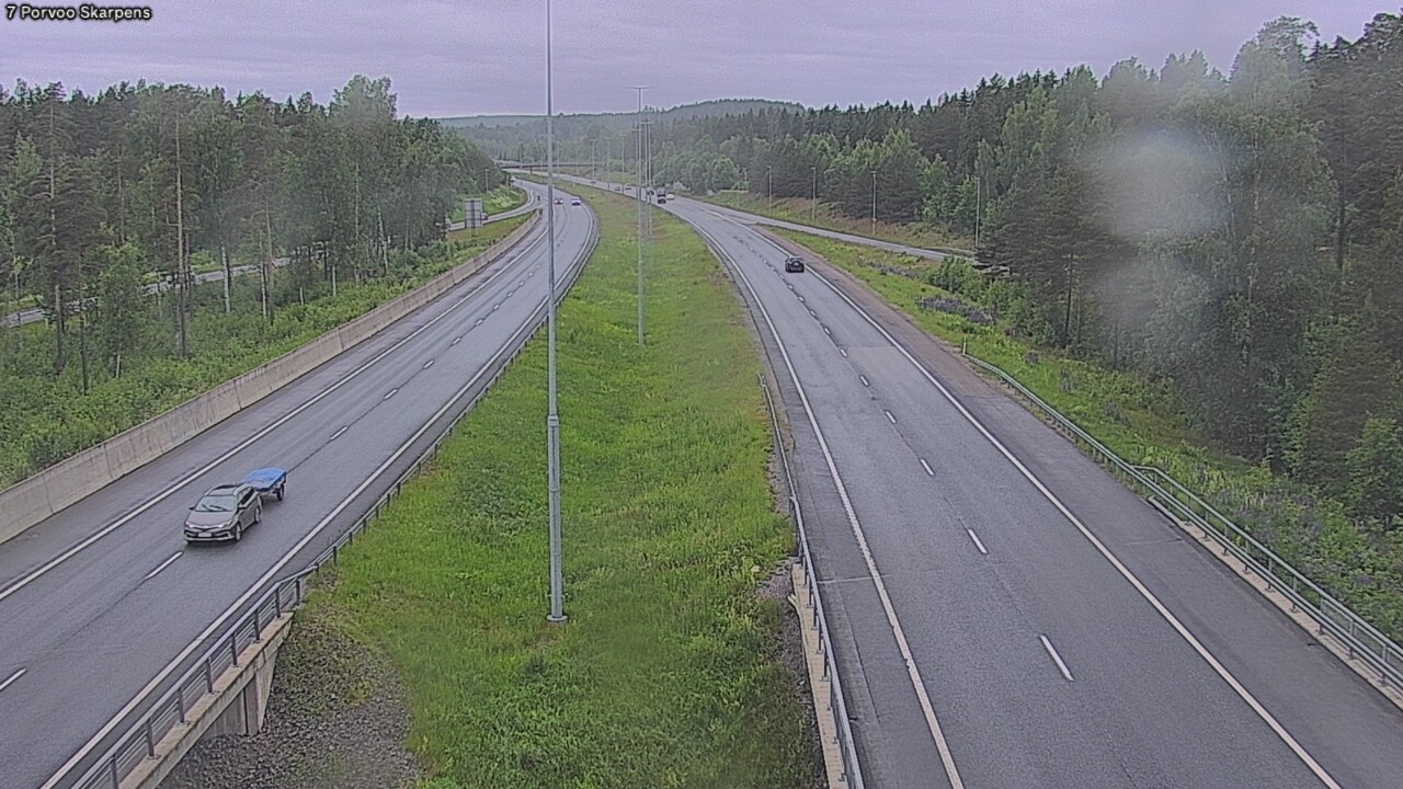 Weather Camera Image Väg 7 Borgå Skarpens, Porvoo, Uusimaa