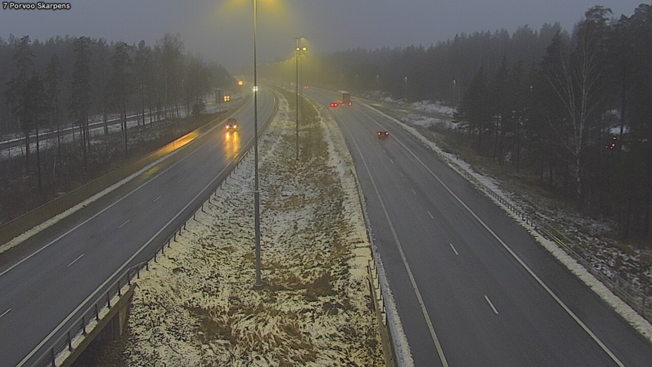 Weather Camera Image Väg 7 Borgå Skarpens, Porvoo, Uusimaa
