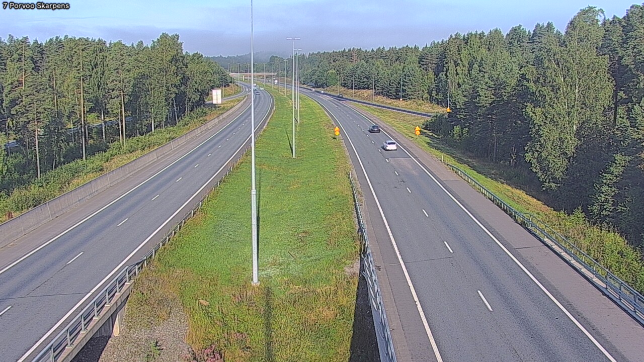 Weather Camera Image Väg 7 Borgå Skarpens, Porvoo, Uusimaa