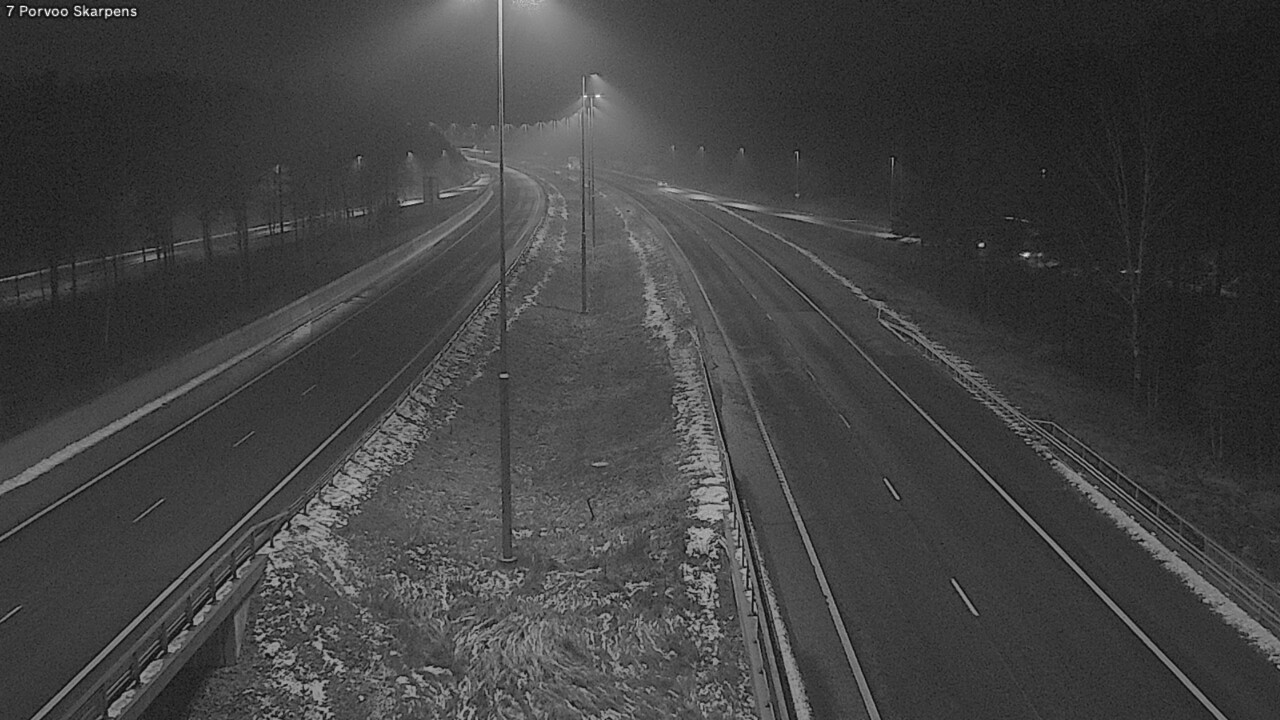 Weather Camera Image Väg 7 Borgå Skarpens, Porvoo, Uusimaa