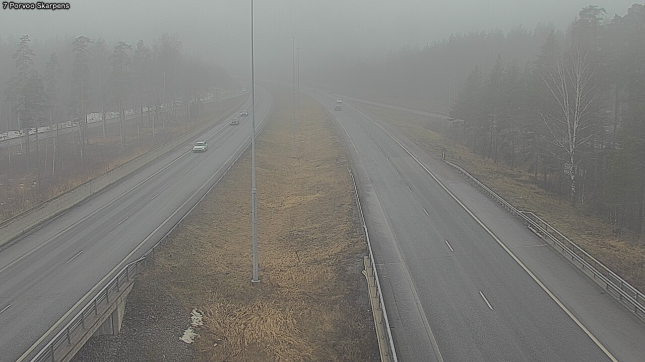Weather Camera Image Väg 7 Borgå Skarpens, Porvoo, Uusimaa