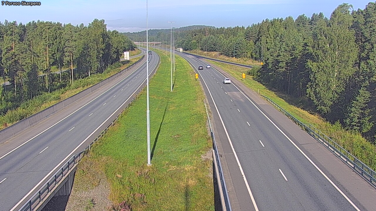Weather Camera Image Väg 7 Borgå Skarpens, Porvoo, Uusimaa