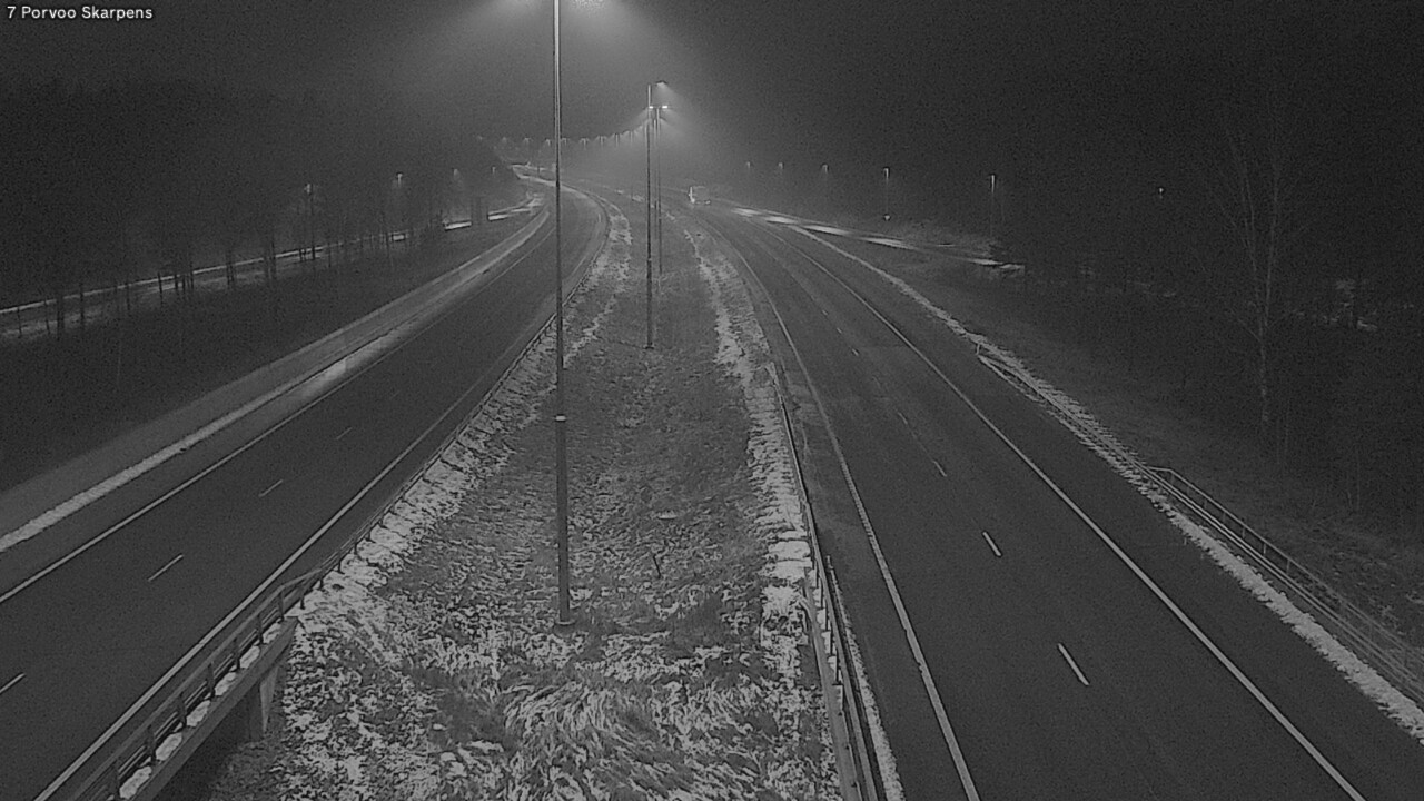 Weather Camera Image Väg 7 Borgå Skarpens, Porvoo, Uusimaa