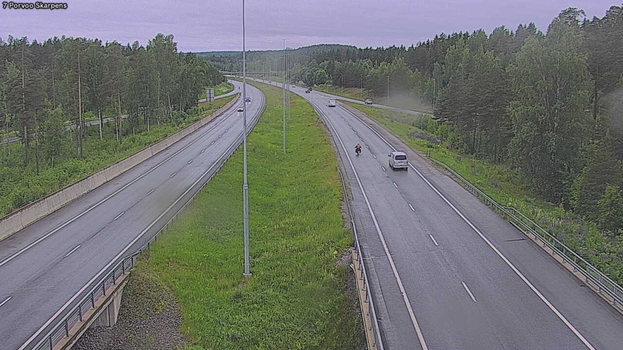 Weather Camera Image Väg 7 Borgå Skarpens, Porvoo, Uusimaa