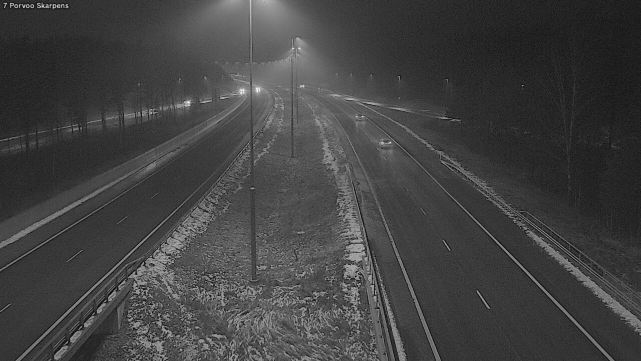 Weather Camera Image Väg 7 Borgå Skarpens, Porvoo, Uusimaa