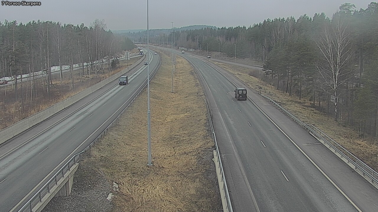 Weather Camera Image Road 7 Porvoo Skarpens, Porvoo, Uusimaa