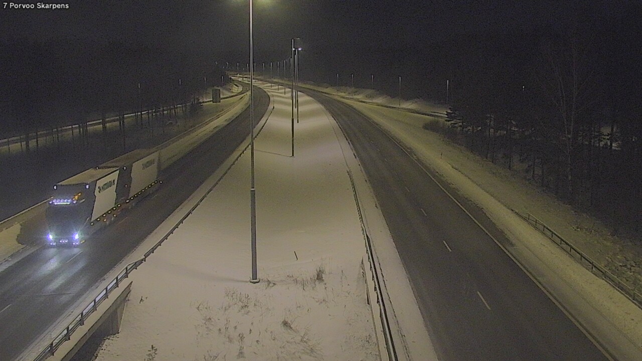 Weather Camera Image Road 7 Porvoo Skarpens, Porvoo, Uusimaa