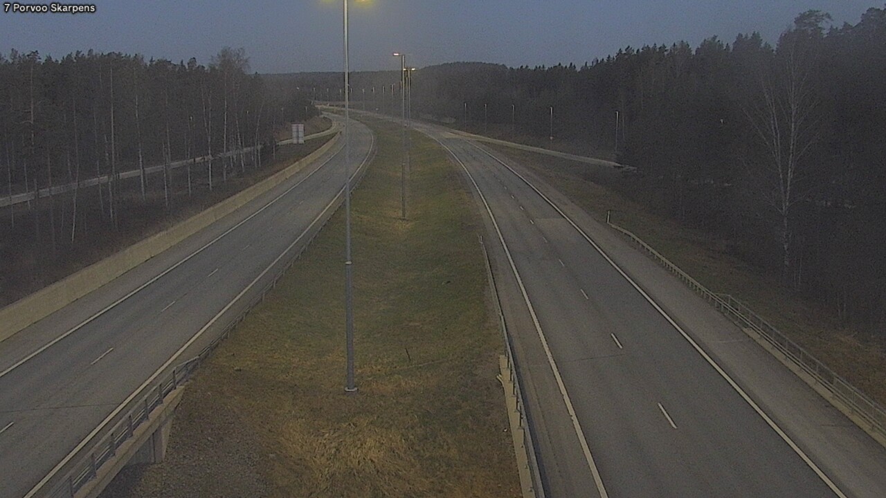 Weather Camera Image Road 7 Porvoo Skarpens, Porvoo, Uusimaa