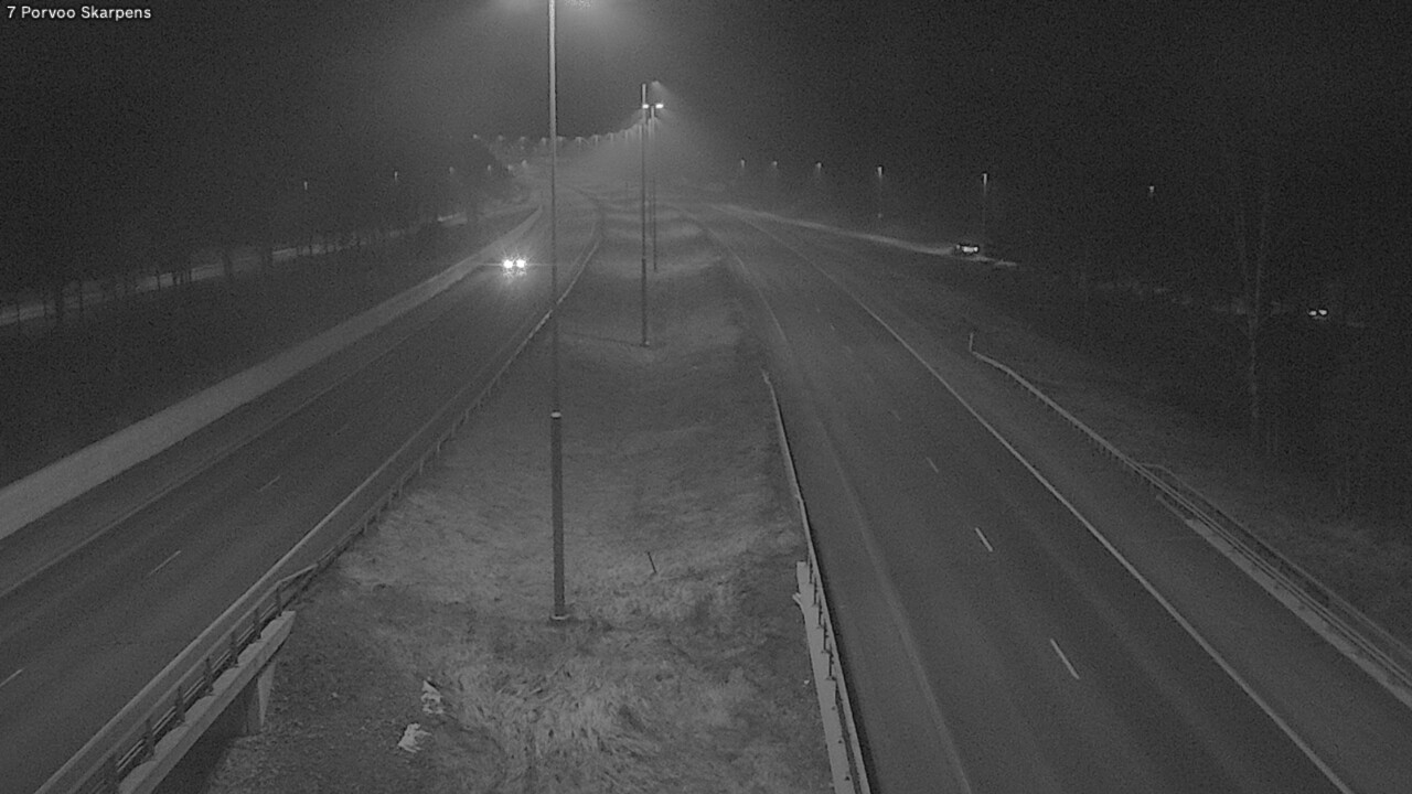 Weather Camera Image Road 7 Porvoo Skarpens, Porvoo, Uusimaa