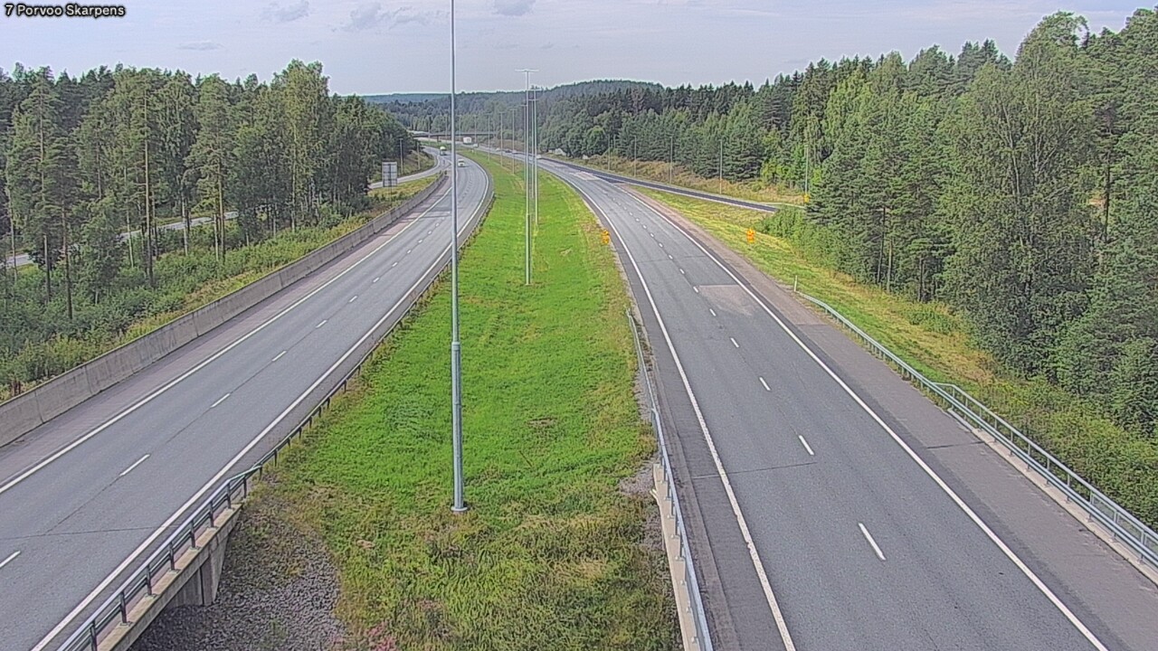 Weather Camera Image Road 7 Porvoo Skarpens, Porvoo, Uusimaa