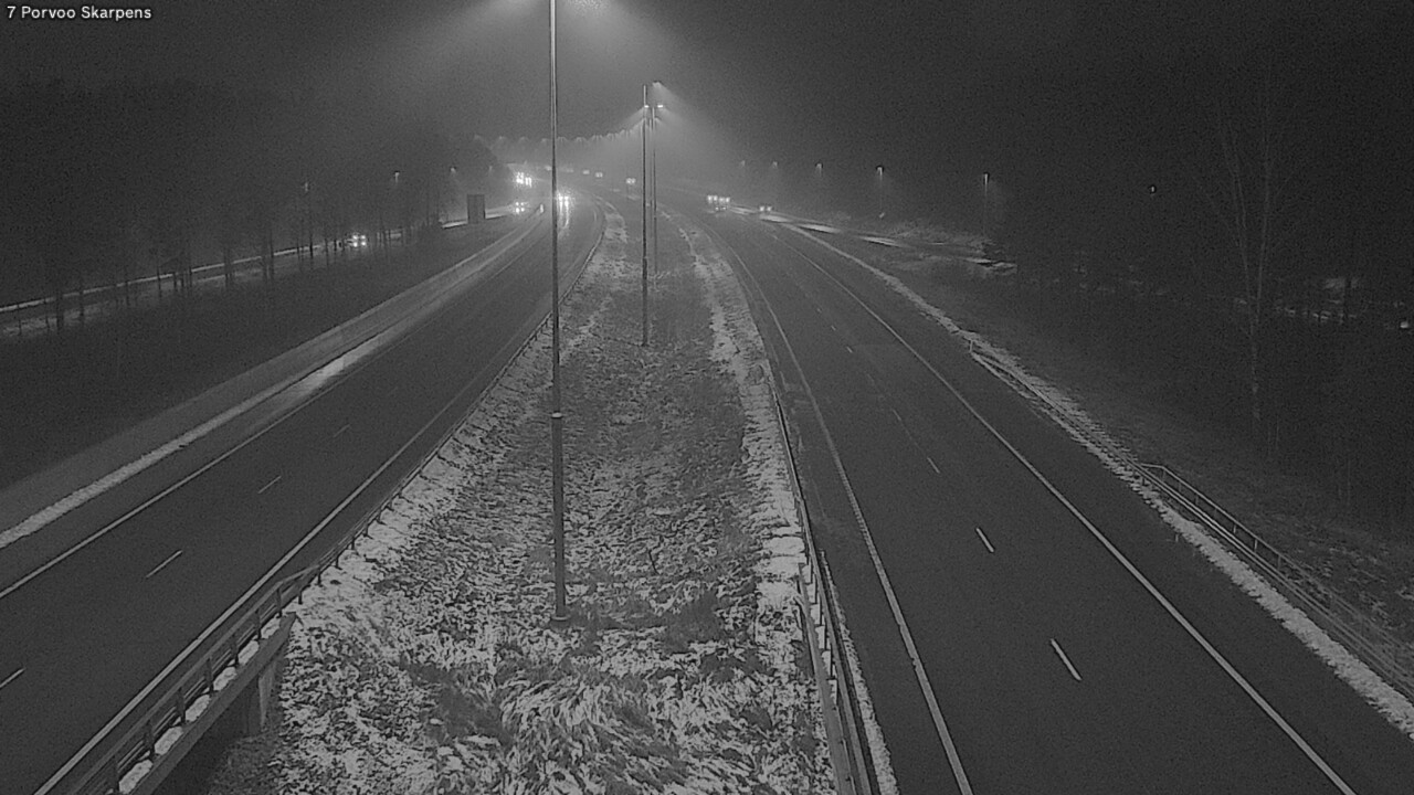 Weather Camera Image Väg 7 Borgå Skarpens, Porvoo, Uusimaa