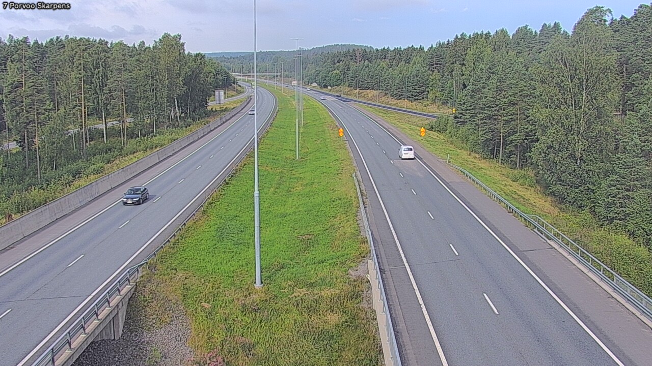 Weather Camera Image Väg 7 Borgå Skarpens, Porvoo, Uusimaa
