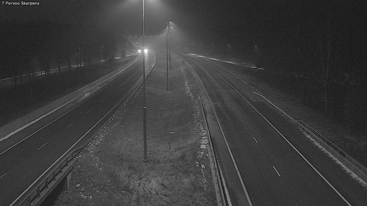 Weather Camera Image Väg 7 Borgå Skarpens, Porvoo, Uusimaa