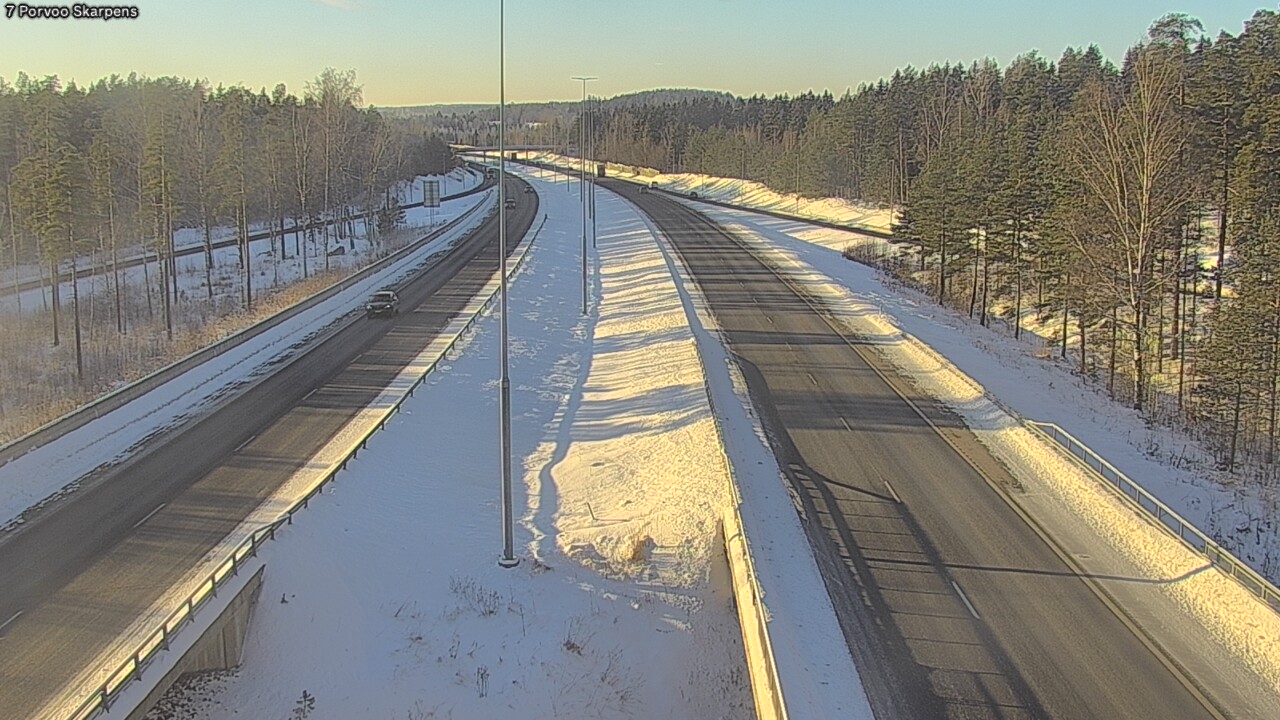 Weather Camera Image Väg 7 Borgå Skarpens, Porvoo, Uusimaa