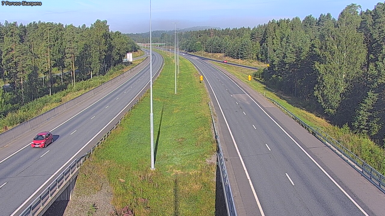 Weather Camera Image Väg 7 Borgå Skarpens, Porvoo, Uusimaa