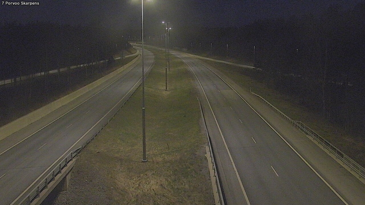 Weather Camera Image Road 7 Porvoo Skarpens, Porvoo, Uusimaa