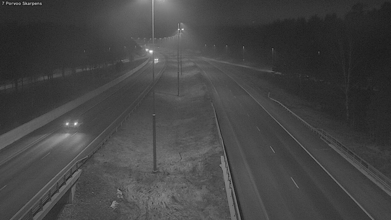 Weather Camera Image Road 7 Porvoo Skarpens, Porvoo, Uusimaa