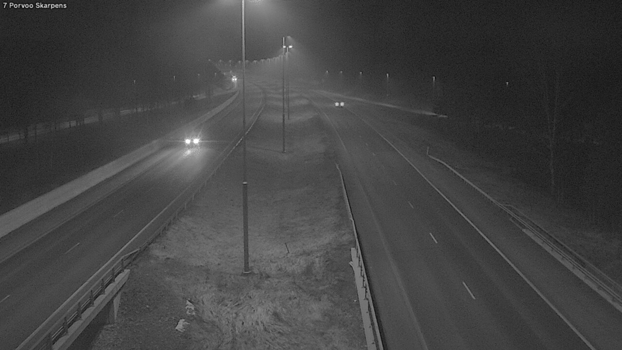 Weather Camera Image Road 7 Porvoo Skarpens, Porvoo, Uusimaa