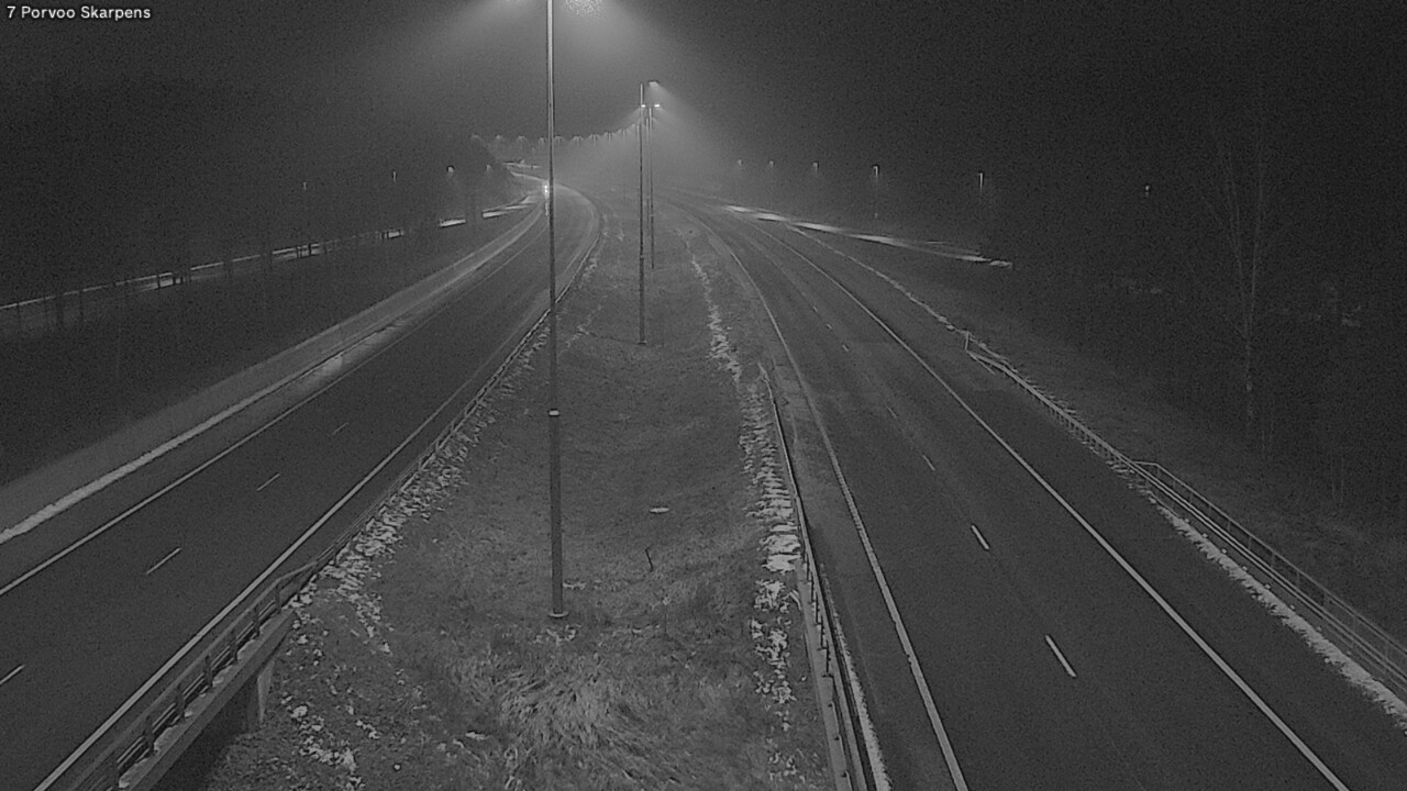 Weather Camera Image Väg 7 Borgå Skarpens, Porvoo, Uusimaa