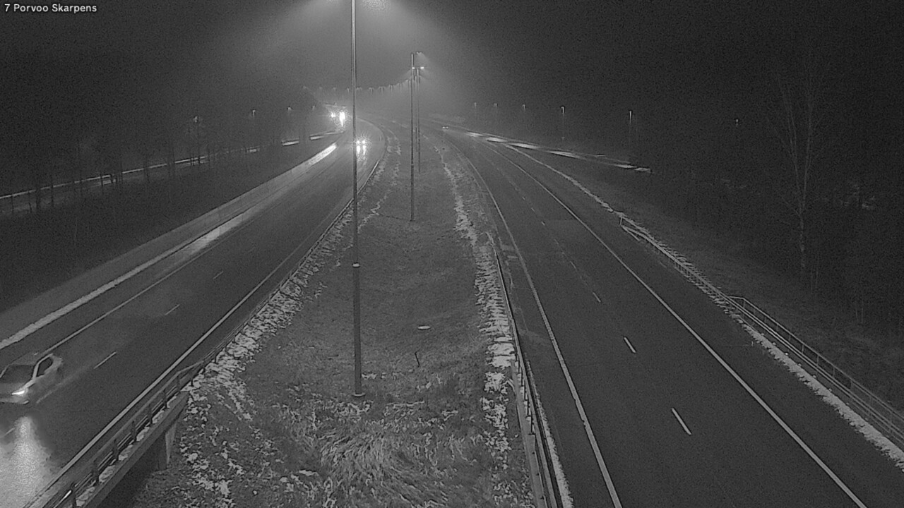 Weather Camera Image Väg 7 Borgå Skarpens, Porvoo, Uusimaa