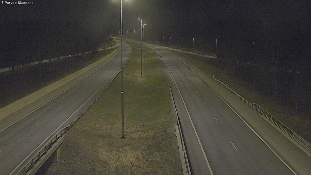 Weather Camera Image Väg 7 Borgå Skarpens, Porvoo, Uusimaa