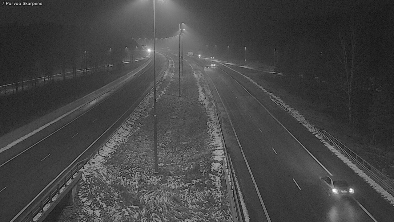 Weather Camera Image Väg 7 Borgå Skarpens, Porvoo, Uusimaa