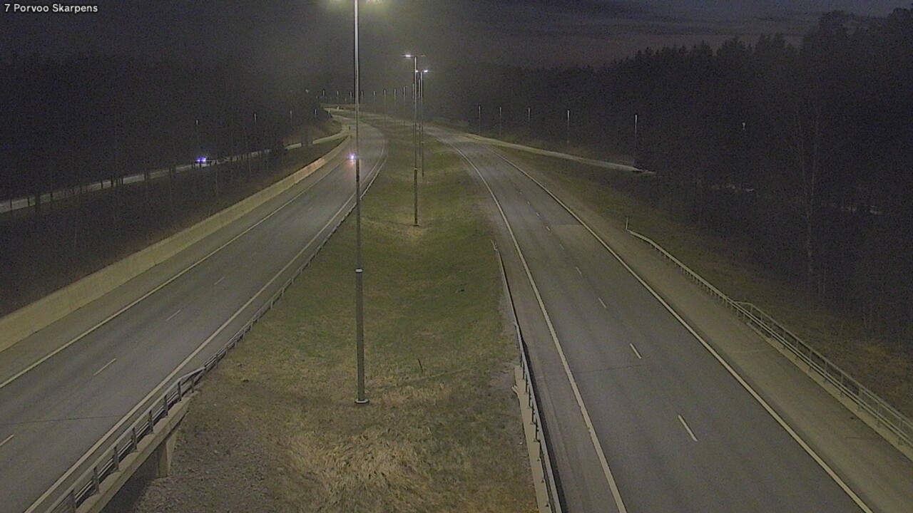 Weather Camera Image Väg 7 Borgå Skarpens, Porvoo, Uusimaa