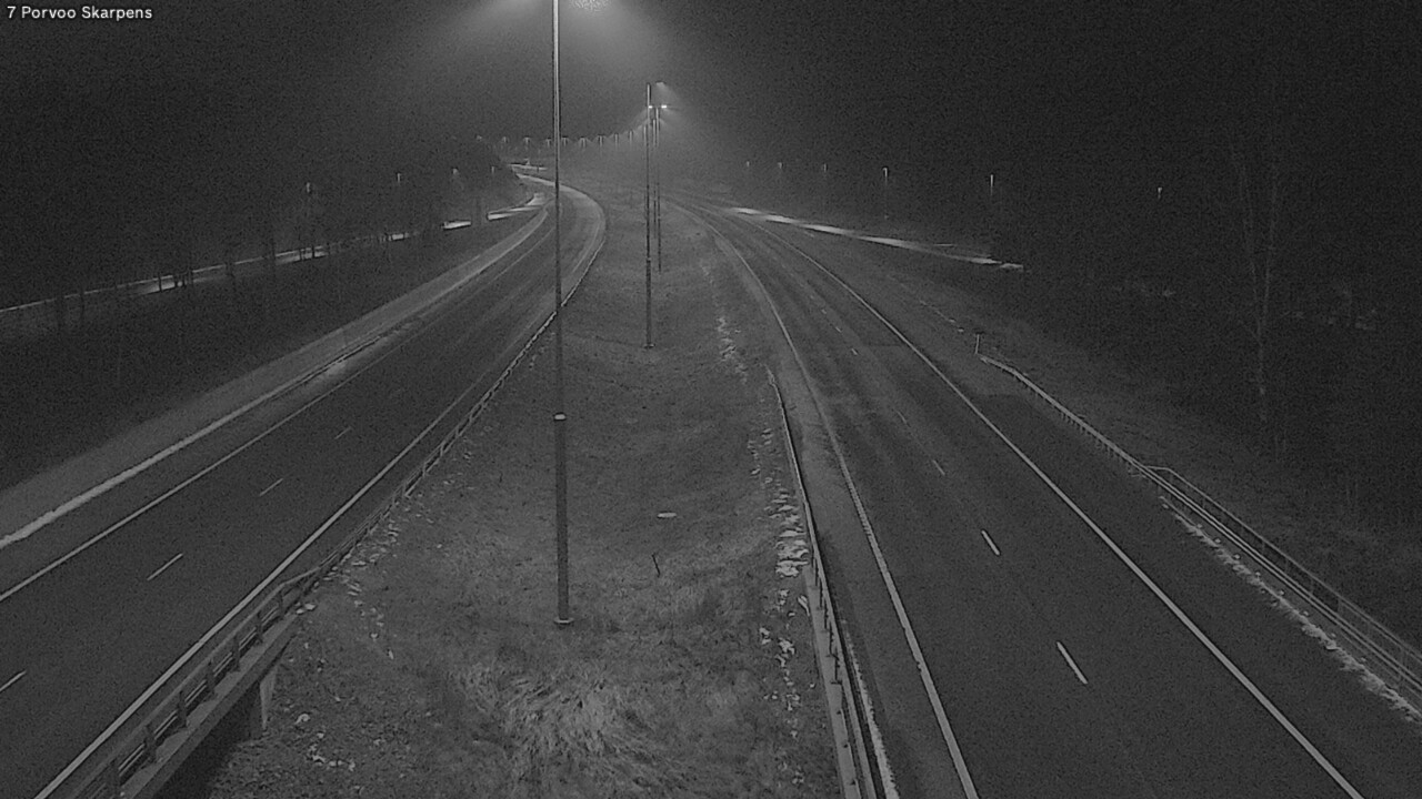 Weather Camera Image Väg 7 Borgå Skarpens, Porvoo, Uusimaa