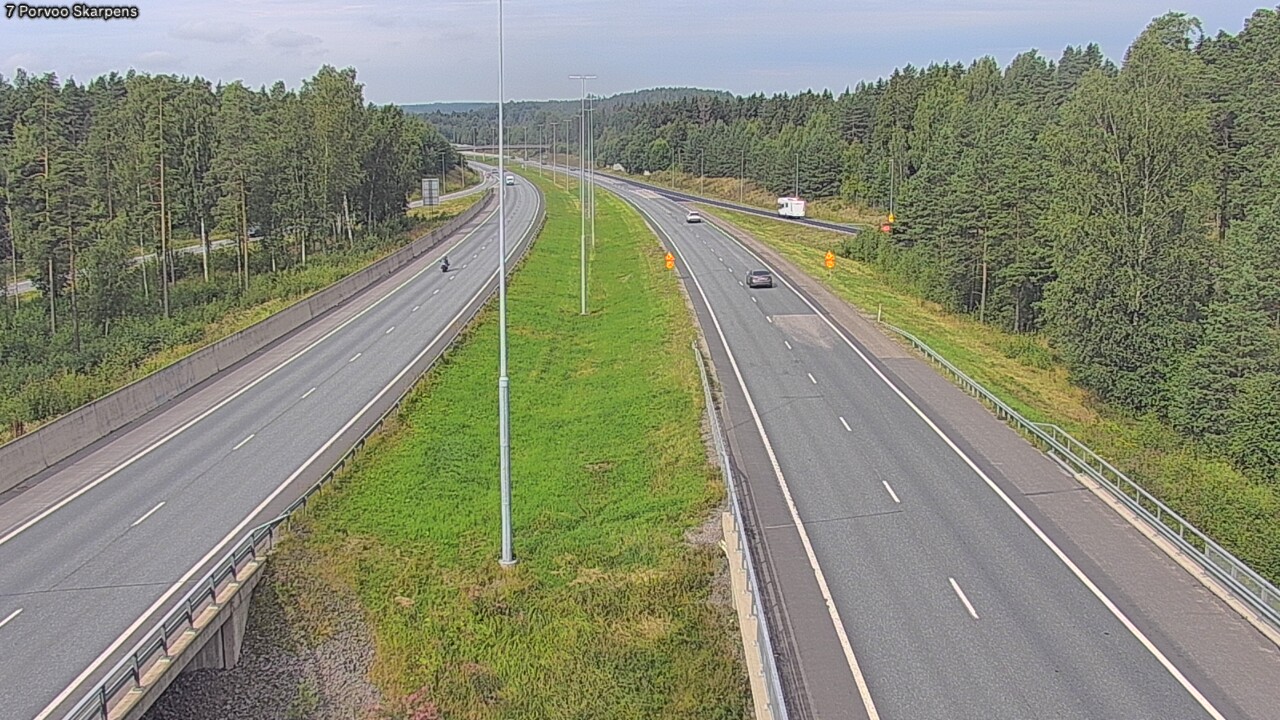 Weather Camera Image Väg 7 Borgå Skarpens, Porvoo, Uusimaa
