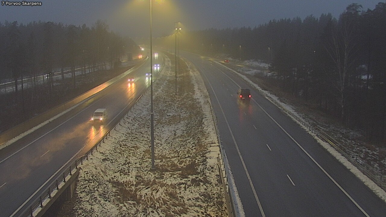 Weather Camera Image Väg 7 Borgå Skarpens, Porvoo, Uusimaa