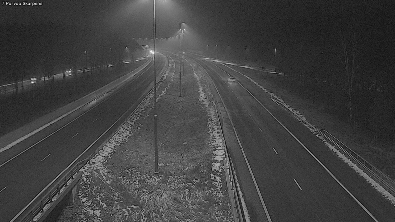 Weather Camera Image Väg 7 Borgå Skarpens, Porvoo, Uusimaa