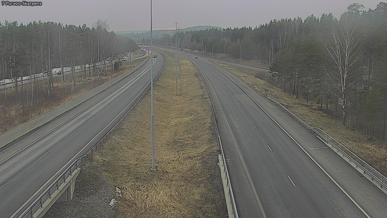 Weather Camera Image Road 7 Porvoo Skarpens, Porvoo, Uusimaa