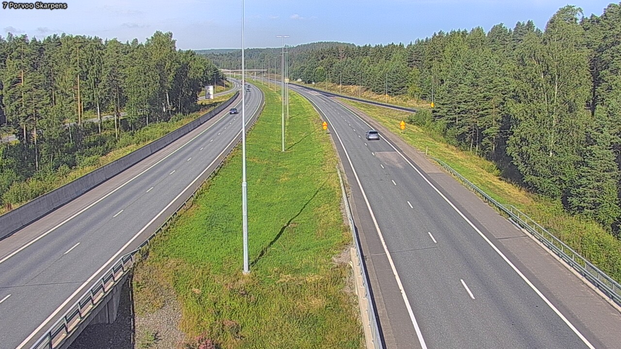Weather Camera Image Väg 7 Borgå Skarpens, Porvoo, Uusimaa